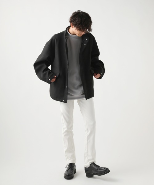 THE CASUAL(カジュアル)の「強ストレッチ 5ポケット裏起毛パンツ(その他パンツ・メンズ・ブラック/ベージュ/カーキ/チェック/ネイビー/オフホワイト・LL/M/L)」の12枚目の写真