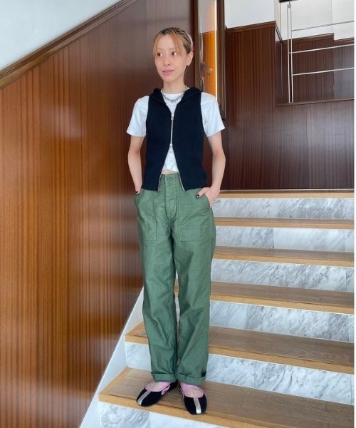 orSlow ファティーグ パンツ リバースサテン orSlow / U.S. ARMY ファティーグ パンツ リバースサテン