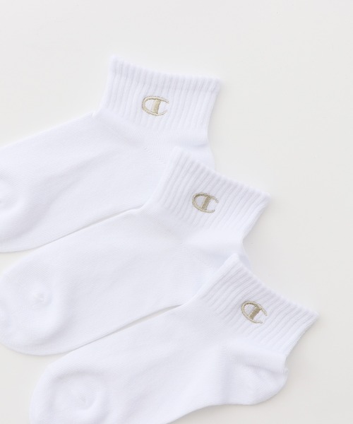 Champion（チャンピオン）の「【Champion/チャンピオン】キッズ 【3足組】ショートレングスソックス【ノンパイル】（ソックス/靴下・キッズ・ホワイト/ブラック・FREE）」の11枚目の写真