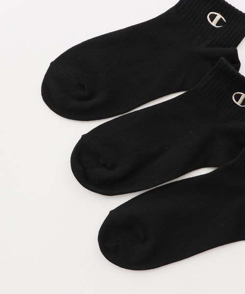 Champion（チャンピオン）の「【Champion/チャンピオン】キッズ 【3足組】ショートレングスソックス【ノンパイル】（ソックス/靴下・キッズ・ホワイト/ブラック・FREE）」の5枚目の写真