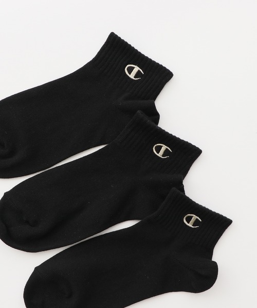 Champion（チャンピオン）の「【Champion/チャンピオン】キッズ 【3足組】ショートレングスソックス【ノンパイル】（ソックス/靴下・キッズ・ホワイト/ブラック・FREE）」の6枚目の写真