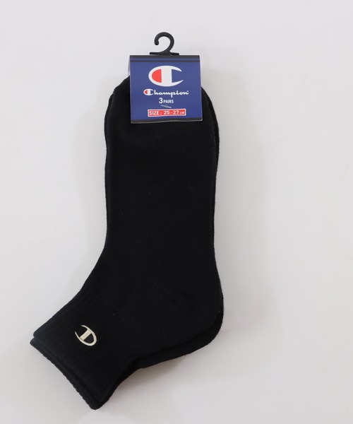 Champion（チャンピオン）の「【Champion/チャンピオン】キッズ 【3足組】ショートレングスソックス【ノンパイル】（ソックス/靴下・キッズ・ホワイト/ブラック・FREE）」の7枚目の写真