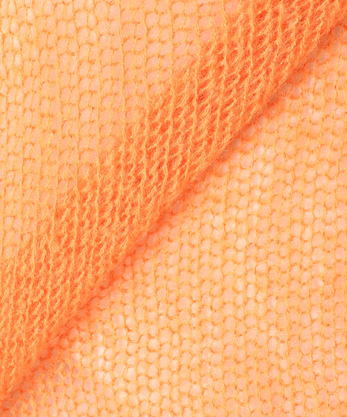 COMMRE（コムル）の「【COMMRE / コムル】シアモヘタートル（ニット/セーター・レディース・モスグリーン/ホワイト/オレンジ・FREE）」の19枚目の写真