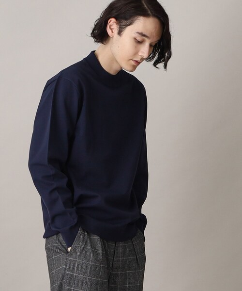 THE SHOP TK (ザ ショップ ティーケー )の「◆【ON-OFF兼用/軽量/洗える】かるわざモックネックニット(ニット/セーター・メンズ・ブラック/グレー/ブルー系その他・04/03/02)」の3枚目の写真