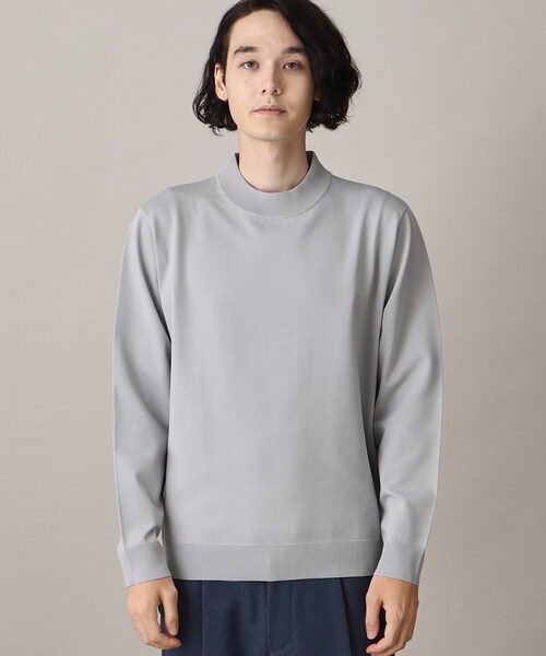 THE SHOP TK (ザ ショップ ティーケー )の「◆【ON-OFF兼用/軽量/洗える】かるわざモックネックニット(ニット/セーター・メンズ・ブラック/グレー/ブルー系その他・04/03/02)」の5枚目の写真
