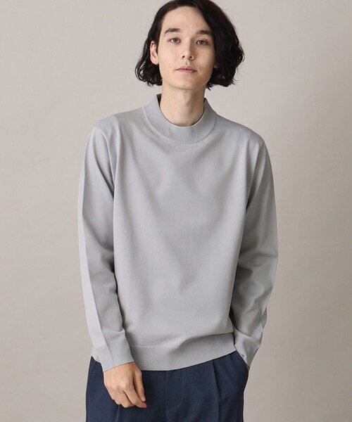 THE SHOP TK (ザ ショップ ティーケー )の「◆【ON-OFF兼用/軽量/洗える】かるわざモックネックニット(ニット/セーター・メンズ・ブラック/グレー/ブルー系その他・04/03/02)」の4枚目の写真