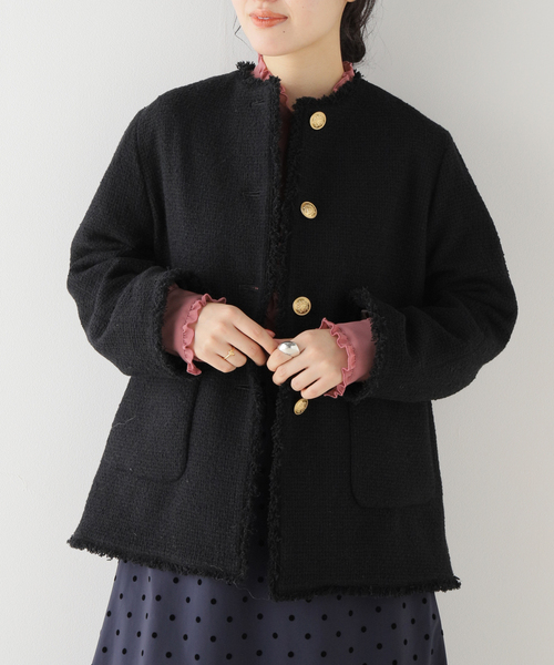 ツィードジャケット（ノーカラージャケット）｜La TOTALITE