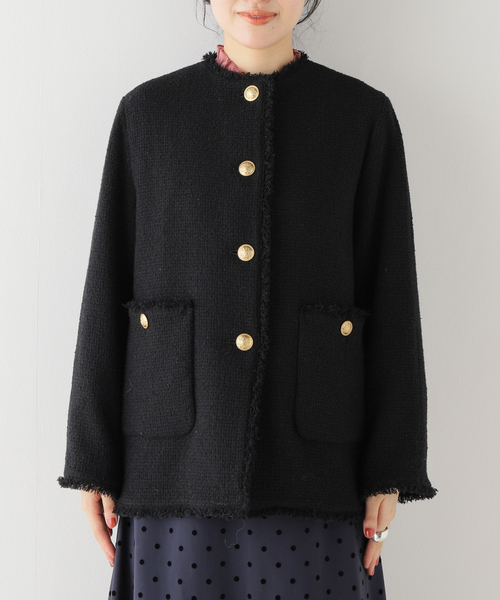 ツィードジャケット（ノーカラージャケット）｜La TOTALITE