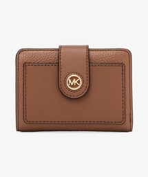 マイケルコース 二つ折り財布　MKチャーム　タブコンパクトポケットウォレット MK CHARM(MK チャーム) タブ コンパクト ポケット ウォレット