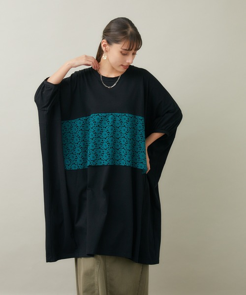 Paradise Picnic(パラダイスピクニック)の「helter.jp パネルレース広広ワンピース(ワンピース・レディース・グリーン/ブラック・FREE)」の17枚目の写真