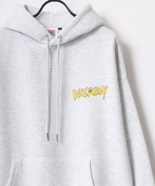 VISION STREET WEAR(ヴィジョンストリートウェア)の「VISION STREET WEAR/ヴィジョンストリートウェア オーバーサイズ 裏起毛 バックプリント スウェット/パーカー レディース メンズ(パーカー・メンズ・ホワイト系その他/ブラック/グレー系その他/アッシュグレー/オフホワイト/ブラック系その他・M/L/LL)」の11枚目の写真