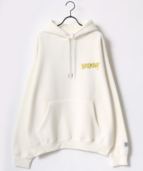 VISION STREET WEAR(ヴィジョンストリートウェア)の「VISION STREET WEAR/ヴィジョンストリートウェア オーバーサイズ 裏起毛 バックプリント スウェット/パーカー レディース メンズ(パーカー・メンズ・ホワイト系その他/ブラック/グレー系その他/アッシュグレー/オフホワイト/ブラック系その他・M/L/LL)」の13枚目の写真