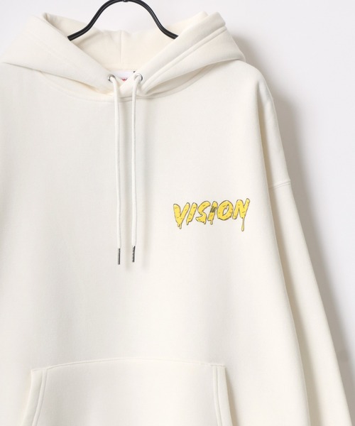 VISION STREET WEAR(ヴィジョンストリートウェア)の「VISION STREET WEAR/ヴィジョンストリートウェア オーバーサイズ 裏起毛 バックプリント スウェット/パーカー レディース メンズ(パーカー・メンズ・ホワイト系その他/ブラック/グレー系その他/アッシュグレー/オフホワイト/ブラック系その他・M/L/LL)」の7枚目の写真
