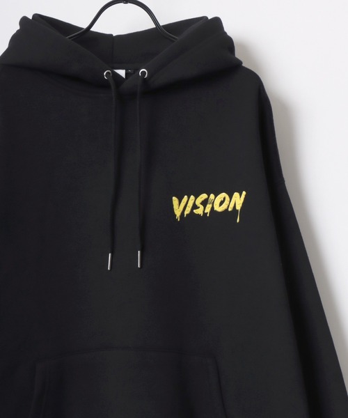 VISION STREET WEAR(ヴィジョンストリートウェア)の「VISION STREET WEAR/ヴィジョンストリートウェア オーバーサイズ 裏起毛 バックプリント スウェット/パーカー レディース メンズ(パーカー・メンズ・ホワイト系その他/ブラック/グレー系その他/アッシュグレー/オフホワイト/ブラック系その他・M/L/LL)」の9枚目の写真