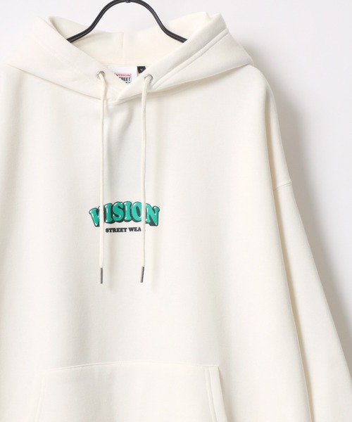 VISION STREET WEAR(ヴィジョンストリートウェア)の「VISION STREET WEAR/ヴィジョンストリートウェア オーバーサイズ 裏起毛 バックプリント スウェット/パーカー レディース メンズ(パーカー・メンズ・ホワイト系その他/ブラック/グレー系その他/アッシュグレー/オフホワイト/ブラック系その他・M/L/LL)」の8枚目の写真