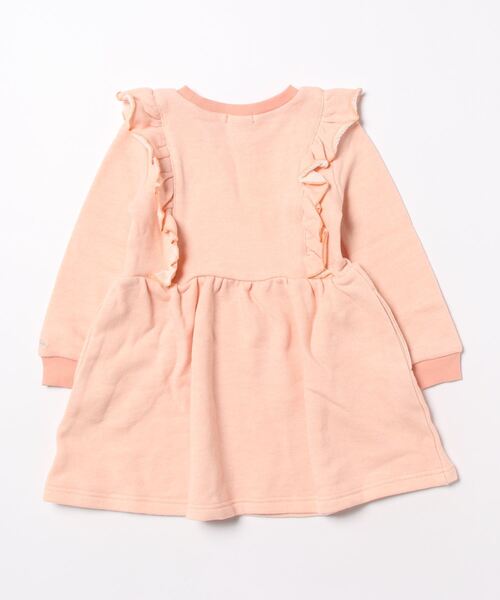 Caldia（カルディア）の「フリル裏毛ワンピース（ワンピース・キッズ・ベージュ/ピンク/ラベンダー・110/140/130/120/100）」の4枚目の写真