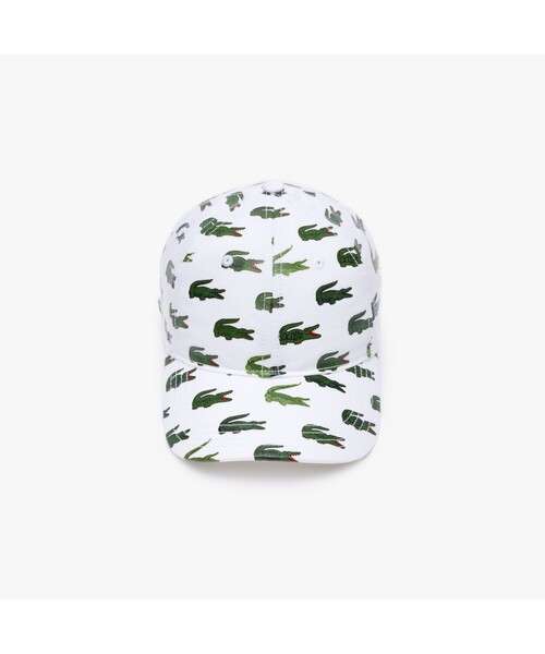 LACOSTE（ラコステ）の「ワニロゴ総柄JUNIORキャップ（キャップ・キッズ・ホワイト・2/6）」の4枚目の写真