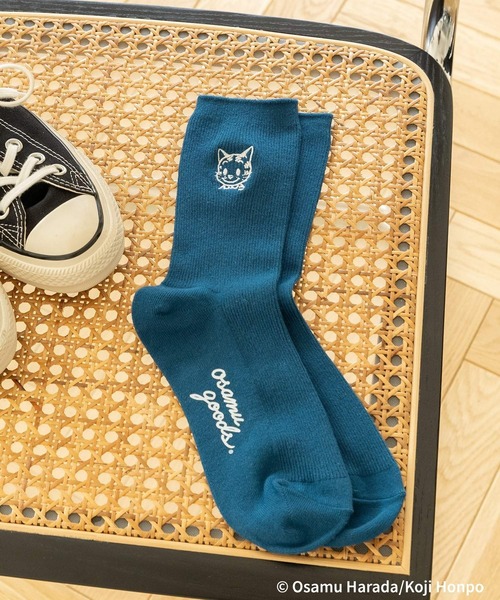 LEPSIM（レプシィム）の「【OSAMU GOODS×LEPSIM】ソックス　988867（ソックス/靴下・レディース・ホワイト/ライトグリーン/レッド/ブルー/ブラック/ベージュ/チャコールグレー/アイボリー・ONE SIZE）」の7枚目の写真