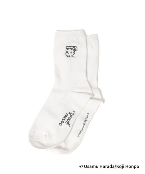 LEPSIM（レプシィム）の「【OSAMU GOODS×LEPSIM】ソックス　988867（ソックス/靴下・レディース・ホワイト/ライトグリーン/レッド/ブルー/ブラック/ベージュ/チャコールグレー/アイボリー・ONE SIZE）」の10枚目の写真