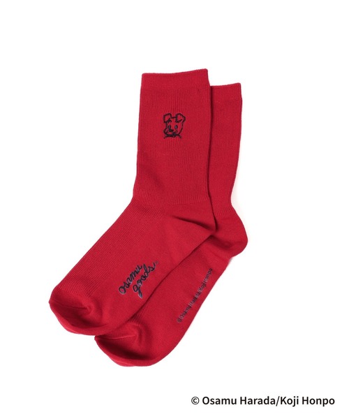 LEPSIM（レプシィム）の「【OSAMU GOODS×LEPSIM】ソックス　988867（ソックス/靴下・レディース・ホワイト/ライトグリーン/レッド/ブルー/ブラック/ベージュ/チャコールグレー/アイボリー・ONE SIZE）」の12枚目の写真