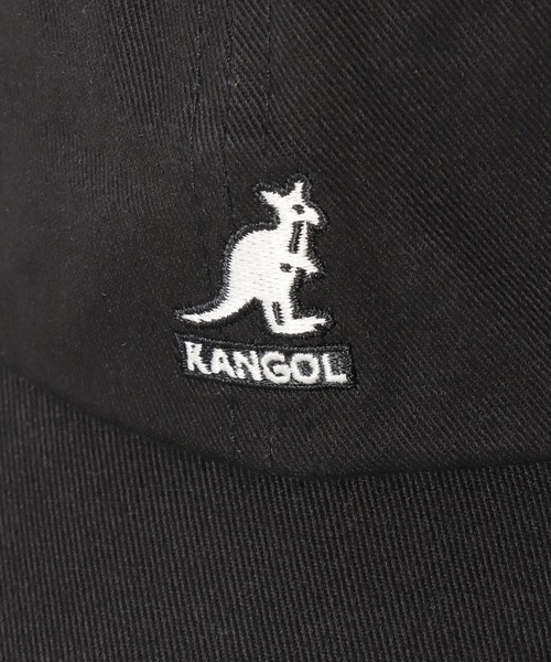 KANGOL（カンゴール）の「KANGOL/カンゴール WASHED BASEBALL カーブバイザー 6パネルコットンキャップ（キャップ・メンズ・カーキ/ネイビー/ブラック/グリーン/ピンク/ワイン/ホワイト・FREE）」の11枚目の写真