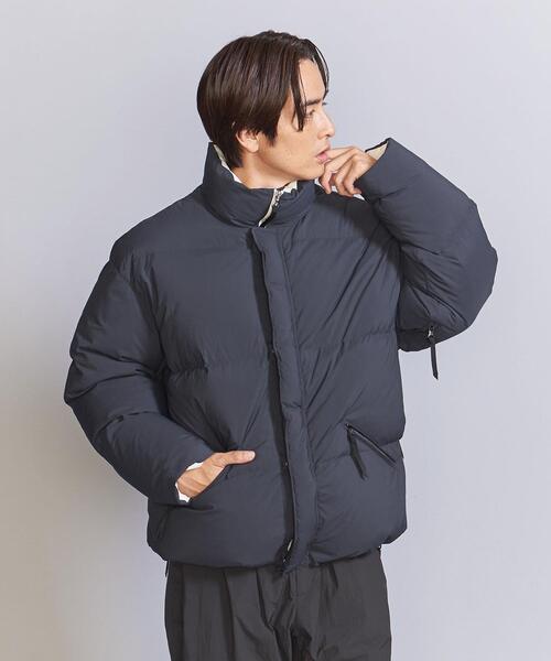 koti BEAUTY&YOUTH(コティ ビューティアンドユース)の「<koti BEAUTY&YOUTH> DICROS リップストップ バルーン ダウンジャケット(ダウンジャケット/コート・メンズ・ネイビー/ベージュ・M/S/L)」の7枚目の写真