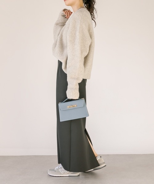 RIVE DROITE(リヴドロワ)の「2サイズ展開/コンパクトストレッチタイトスカート(スカート・レディース・ブラック/ベージュ/カーキ・38/36)」の7枚目の写真