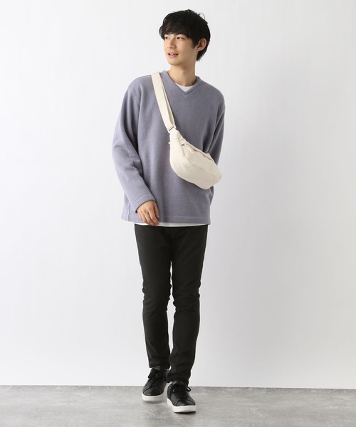 GLOBAL WORK(グローバルワーク)の「撥水ライトミニショルダー/992131(ショルダーバッグ・メンズ・ブラック/ライトグリーン/オフホワイト・FREE)」の7枚目の写真