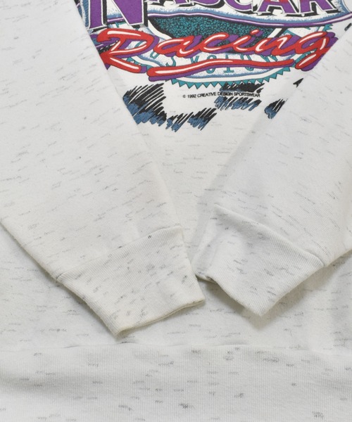 VINTAGE(ヴィンテージ)の「【ヴィンテージ古着】90's NASCAR Racing レーシングプリント カスリ クルーネックスウェット USA製(スウェット・メンズ・ホワイト・X-LARGE)」の8枚目の写真