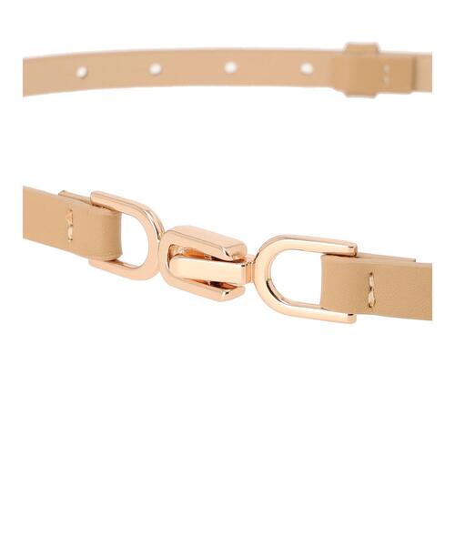 Green Parks(グリーンパークス)の「every walk ビットベルト(ベルト・レディース・ブラック/ベージュ・FREE)」の4枚目の写真