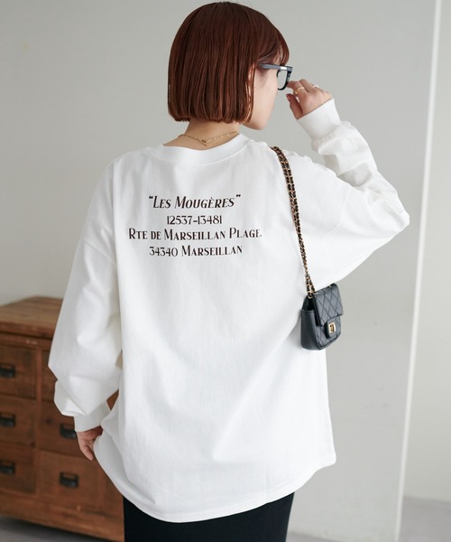 DISCOAT(ディスコート)の「【WEB限定】アソートフォトグラフィックロングTシャツ(Tシャツ/カットソー・レディース・ブラック/スカイブルー/レッド・FREE)」の5枚目の写真