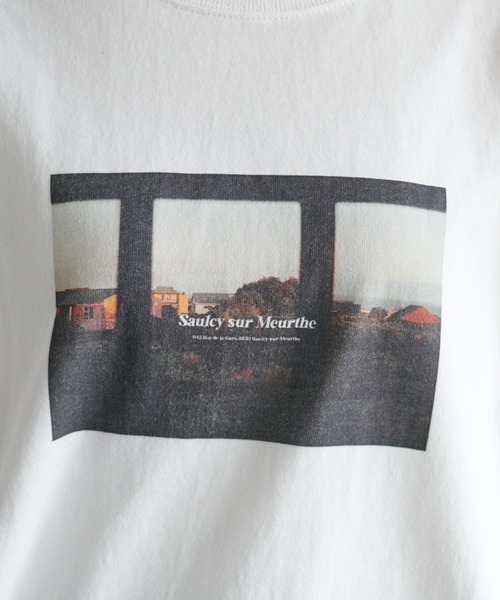 DISCOAT(ディスコート)の「【WEB限定】アソートフォトグラフィックロングTシャツ(Tシャツ/カットソー・レディース・ブラック/スカイブルー/レッド・FREE)」の9枚目の写真