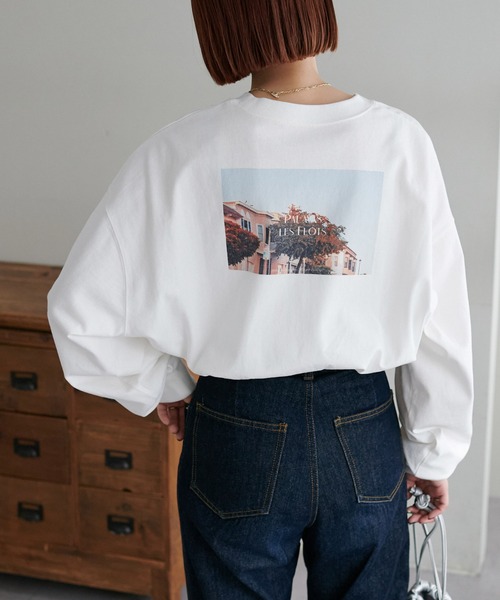 DISCOAT(ディスコート)の「【WEB限定】アソートフォトグラフィックロングTシャツ(Tシャツ/カットソー・レディース・ブラック/スカイブルー/レッド・FREE)」の19枚目の写真