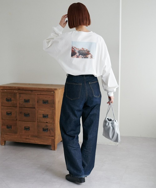 DISCOAT(ディスコート)の「【WEB限定】アソートフォトグラフィックロングTシャツ(Tシャツ/カットソー・レディース・ブラック/スカイブルー/レッド・FREE)」の21枚目の写真