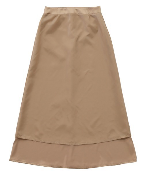 select MOCA by son（セレクトモカバイソン）の「サテンナローロングスカート（スカート・レディース・ベージュ/ダークグレー/アイボリー・SMALL/LARGE/MEDIUM）」の16枚目の写真