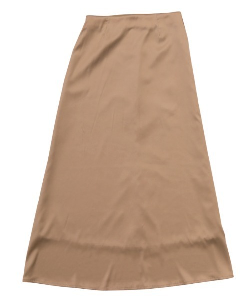 select MOCA by son（セレクトモカバイソン）の「サテンナローロングスカート（スカート・レディース・ベージュ/ダークグレー/アイボリー・SMALL/LARGE/MEDIUM）」の13枚目の写真