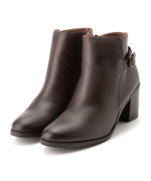 BEAMS LIGHTS Women's(ビームスライツ ウィメンズ)の「BEAMS LIGHTS / ベルトデザイン ヒールブーツ(ブーツ・レディース・ダークブラウン/ブラック・39/38/36/37)」の9枚目の写真