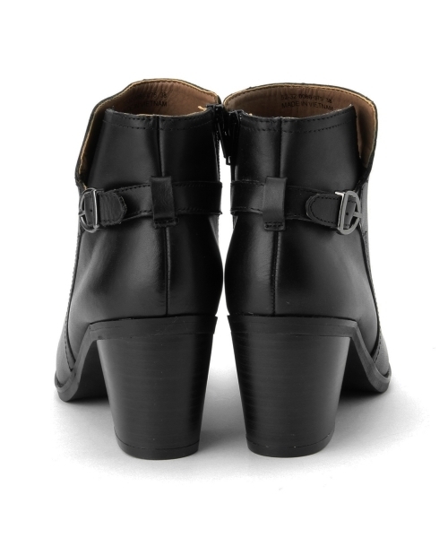 BEAMS LIGHTS Women's(ビームスライツ ウィメンズ)の「BEAMS LIGHTS / ベルトデザイン ヒールブーツ(ブーツ・レディース・ダークブラウン/ブラック・39/38/36/37)」の4枚目の写真