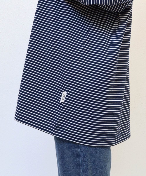 ANME(アンメ)の「ANMEエンブロイダリーロゴボーダー長袖Tシャツ(Tシャツ/カットソー・レディース・ネイビー×ホワイト/ブラック×ホワイト/ホワイト×ブラック・M/L)」の20枚目の写真
