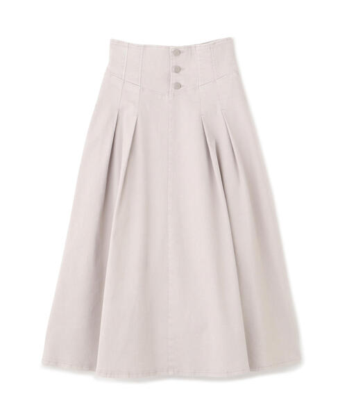 PROPORTION BODY DRESSING（プロポーションボディドレッシング）の「コルセットマークデニムフレアスカート / 1214120203（スカート・レディース・グレー/ブルー・SMALL/MEDIUM）」の3枚目の写真