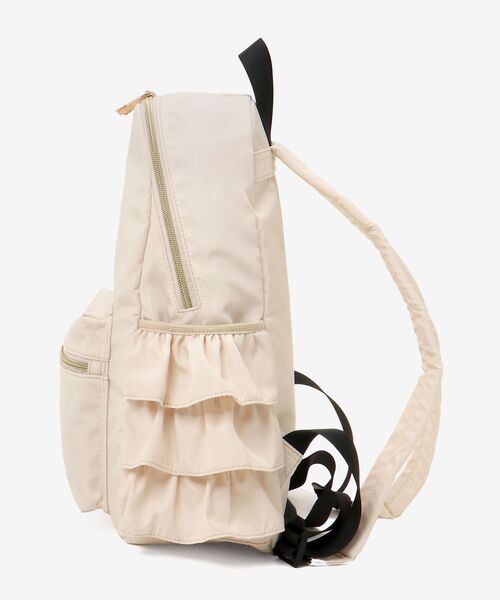 MAJESTIC LEGON（マジェスティックレゴン）の「サイドフリルリュック（バックパック/リュック・レディース・ブラック/アイボリー/ライトグレー/ピンク・FREE）」の14枚目の写真