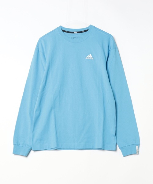 【adidas】★送料・関税込★エッセンシャルリップ長袖ティー2色 adidas tシャツ エッセンシャルズ リブ クロップ 長袖Tシャツ