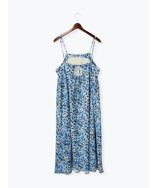 Te chichi（テチチ）の「【Atelier Bloom】フラワープリントキャミワンピース（ワンピース・レディース・ブルー・F）」の12枚目の写真