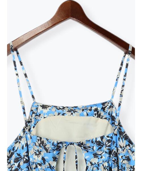 Te chichi（テチチ）の「【Atelier Bloom】フラワープリントキャミワンピース（ワンピース・レディース・ブルー・F）」の16枚目の写真