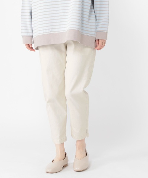 studio CLIP（スタディオクリップ）の「【スッキリ春らくパンツ】サブリナパンツ[プラスサイズあり]（その他パンツ・レディース・キャメル/オフホワイト/グレー/カーキ/ブラック/ネイビー・MEDIUM/SMALL/XXX-LARGE/XX-LARGE/X-LARGE/LARGE）」の18枚目の写真