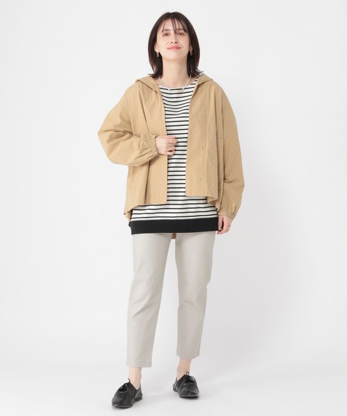 studio CLIP（スタディオクリップ）の「【スッキリ春らくパンツ】サブリナパンツ[プラスサイズあり]（その他パンツ・レディース・キャメル/オフホワイト/グレー/カーキ/ブラック/ネイビー・MEDIUM/SMALL/XXX-LARGE/XX-LARGE/X-LARGE/LARGE）」の14枚目の写真