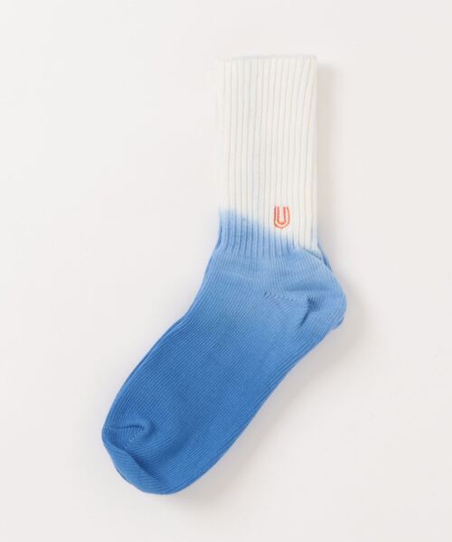 UNIVERSAL OVERALL（ユニバーサルオーバーオール）の「UNIVERSAL OVERALL / Gradation RIB CREW / LU-022-415（ソックス/靴下・レディース・イエロー/オレンジ/ネイビー/グリーン/ブラック・25-27CM/23-25cm）」の8枚目の写真