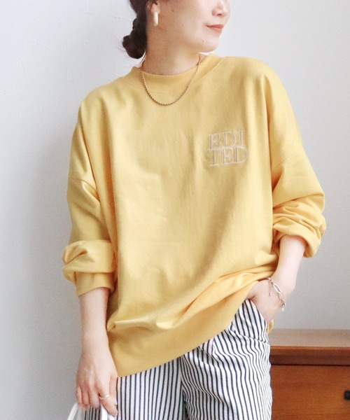 reca(レカ)の「前後2way刺繍ロゴスウェットスウェット(スウェット・レディース・ナチュラル/イエロー/チャコール・FREE)」の9枚目の写真