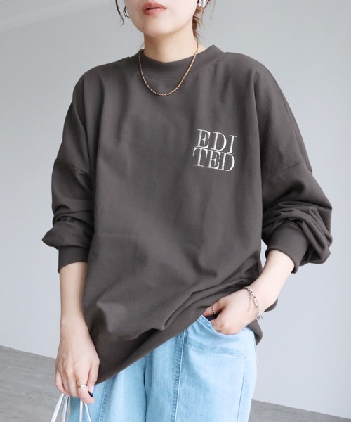 reca(レカ)の「前後2way刺繍ロゴスウェットスウェット(スウェット・レディース・ナチュラル/イエロー/チャコール・FREE)」の10枚目の写真