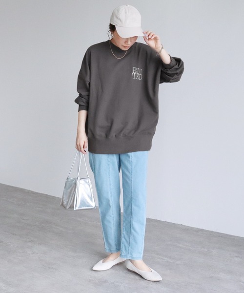 reca(レカ)の「前後2way刺繍ロゴスウェットスウェット(スウェット・レディース・ナチュラル/イエロー/チャコール・FREE)」の11枚目の写真